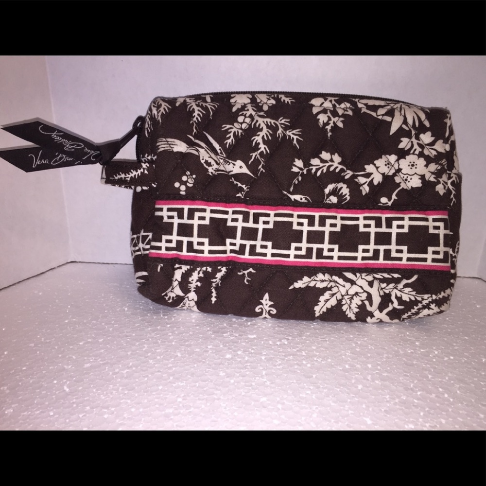 Vera Bradley Quilted Cotton Imperial Style Makeup Bag